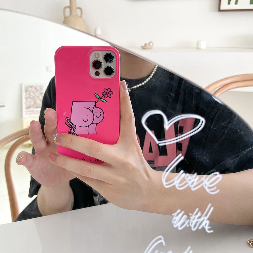 Hülle Phone Butt Floral