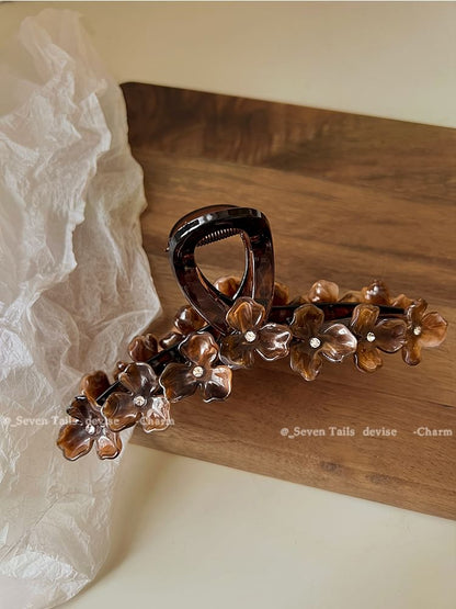 Blumenkralle Strass Haar