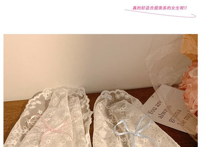 Bow Lace Headkerchief