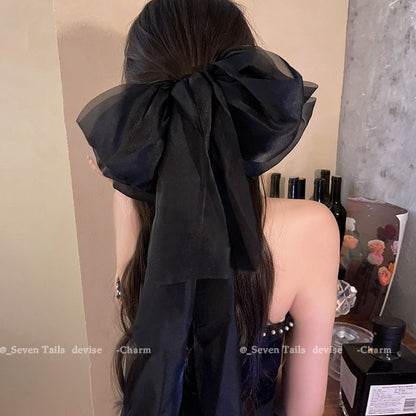 Clip Bow Hair Fabric