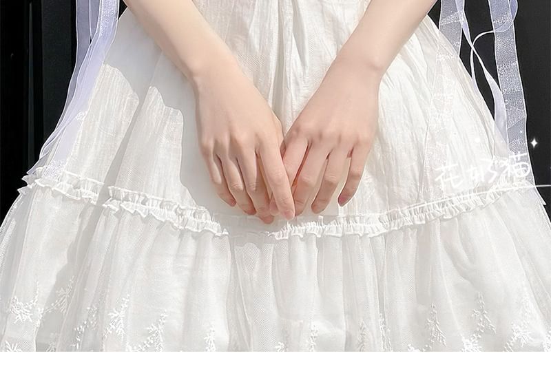 Lace Cuffs Wrist Ribbon