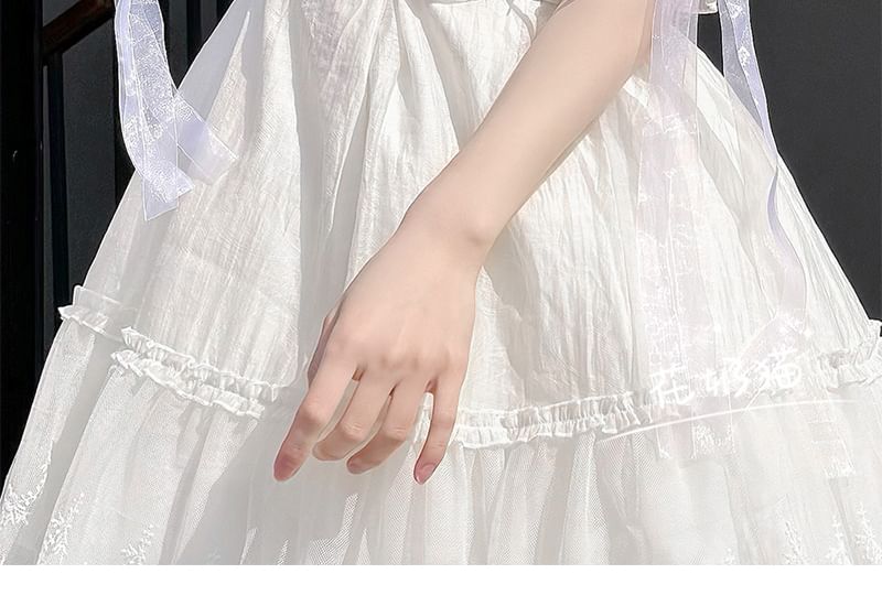 Lace Cuffs Wrist Ribbon