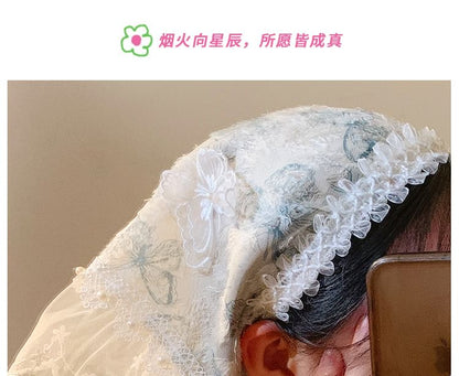 Spitzen-Schmetterlings-Bandana-Besatz-Designs) (Verschiedene