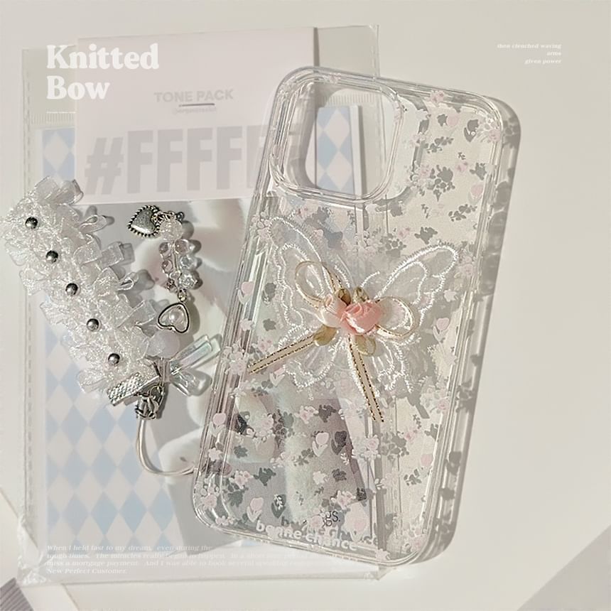 / Set Spitze Charm Schmetterling Hülle Handy