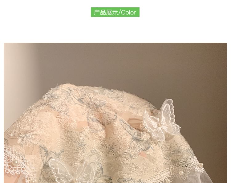 帽子ボンネットバタフライ