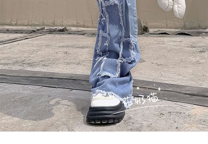 Beinwärmer aus Denim Washed