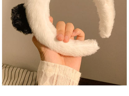 Fluffy Headband Panda