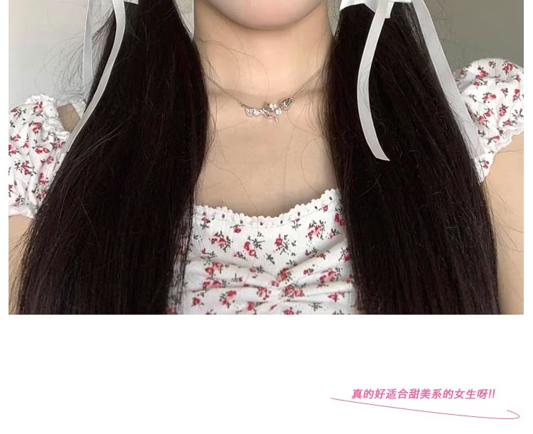 Clip Hair Bowknot Flower