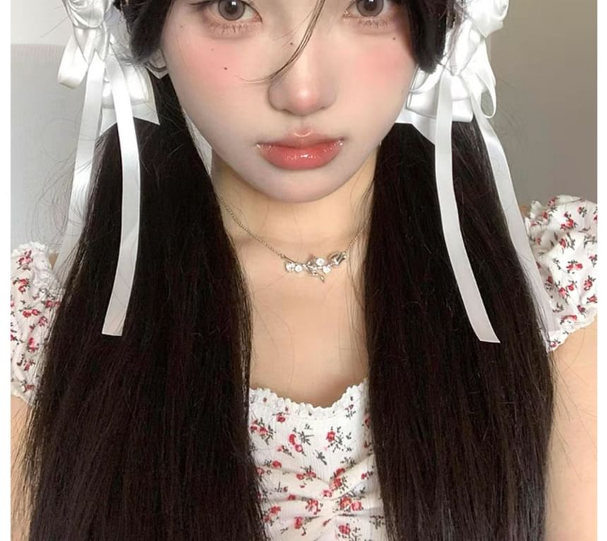 Clip Hair Bowknot Flower