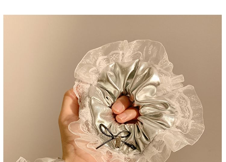 Trim Ruffle Scrunchie