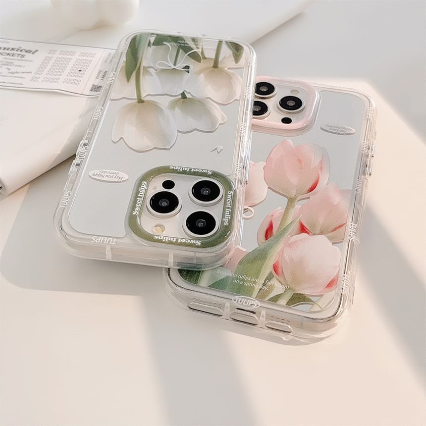 Case Phone Mirrored Tulip
