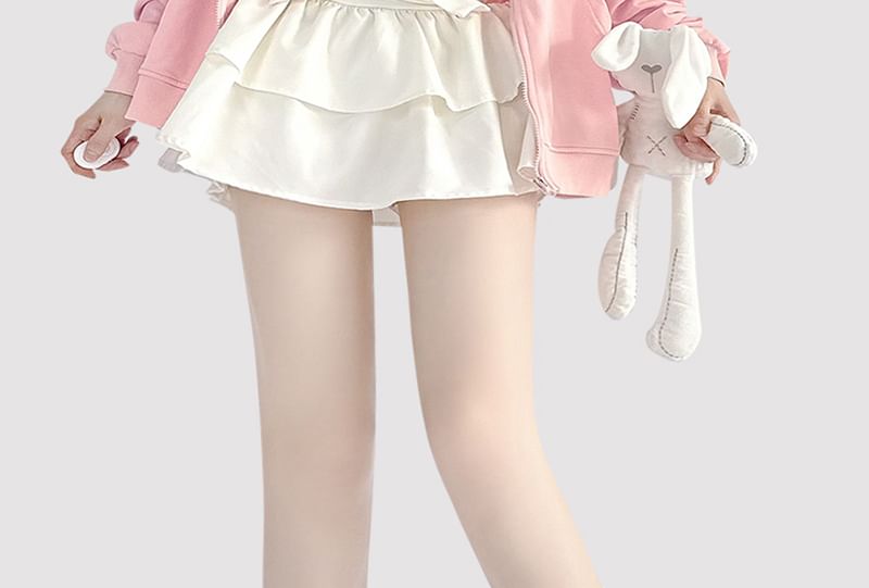 Applique Leg Warmers Star Knit Striped