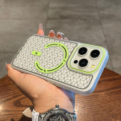 （互換性のある磁気電話ケース幾何学模様MagSafe）付き