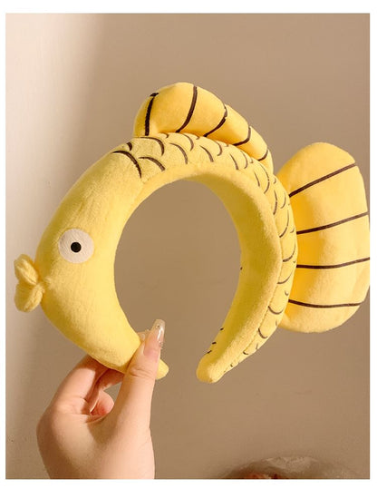 Face Headband Chenille Wash Fish