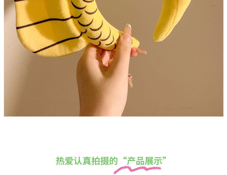 Face Headband Chenille Wash Fish