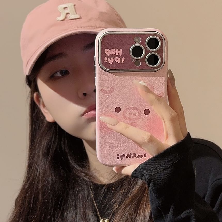 Case Faux Phone Leather Animal