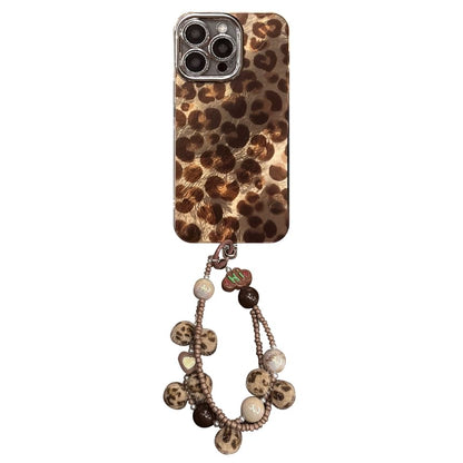 Phone Leopard Print / Case Strap Set