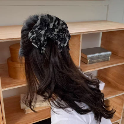 Leopard Hair Print Scrunchie