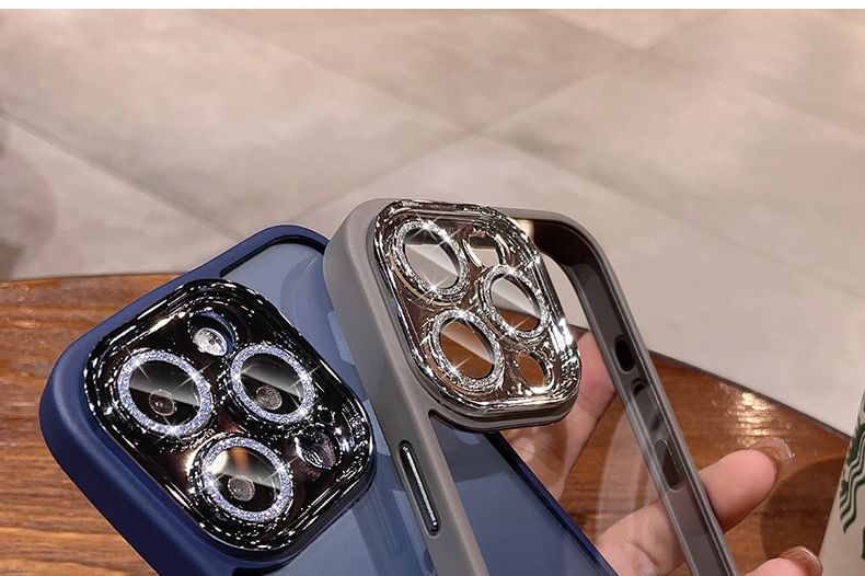 Lens Glitter Phone Case Protection