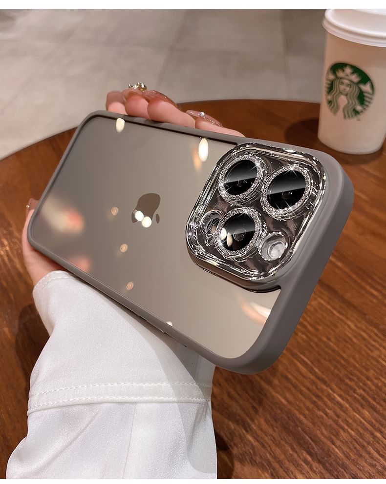 Lens Glitter Phone Case Protection