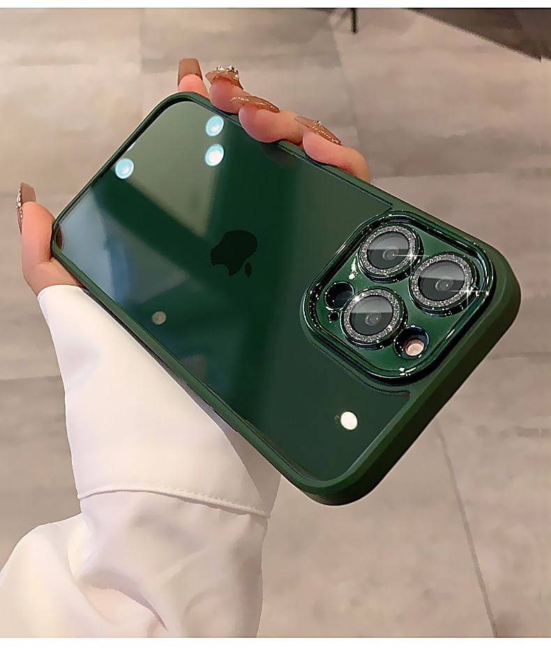Glitter Lens Protection Phone Case - Compatible with iPhone