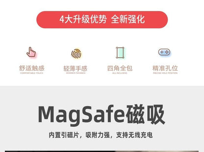 Transparent (Compatible MagSafe) Phone Magnetic with Case