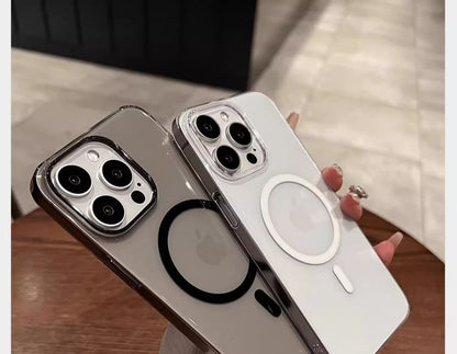 Transparent (Compatible MagSafe) Phone Magnetic with Case
