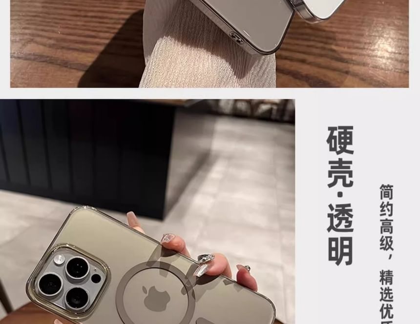 Transparent (Compatible MagSafe) Phone Magnetic with Case