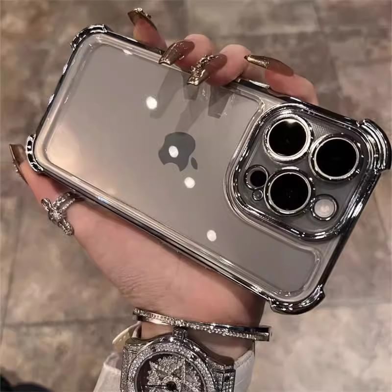 Gepolsterte Handyhülle Metallic