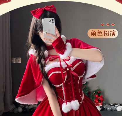 Christmas Girl Cosplay Costume Set