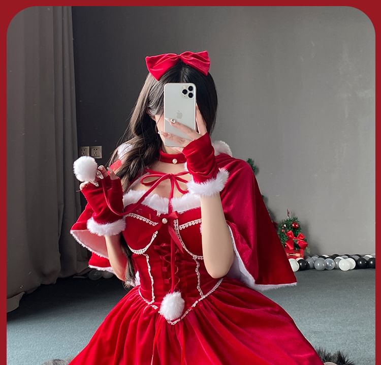 Christmas Girl Cosplay Costume Set
