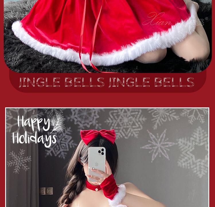 Christmas Girl Cosplay Costume Set