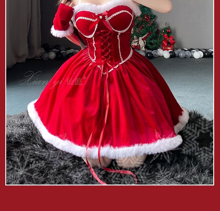 Christmas Girl Cosplay Costume Set