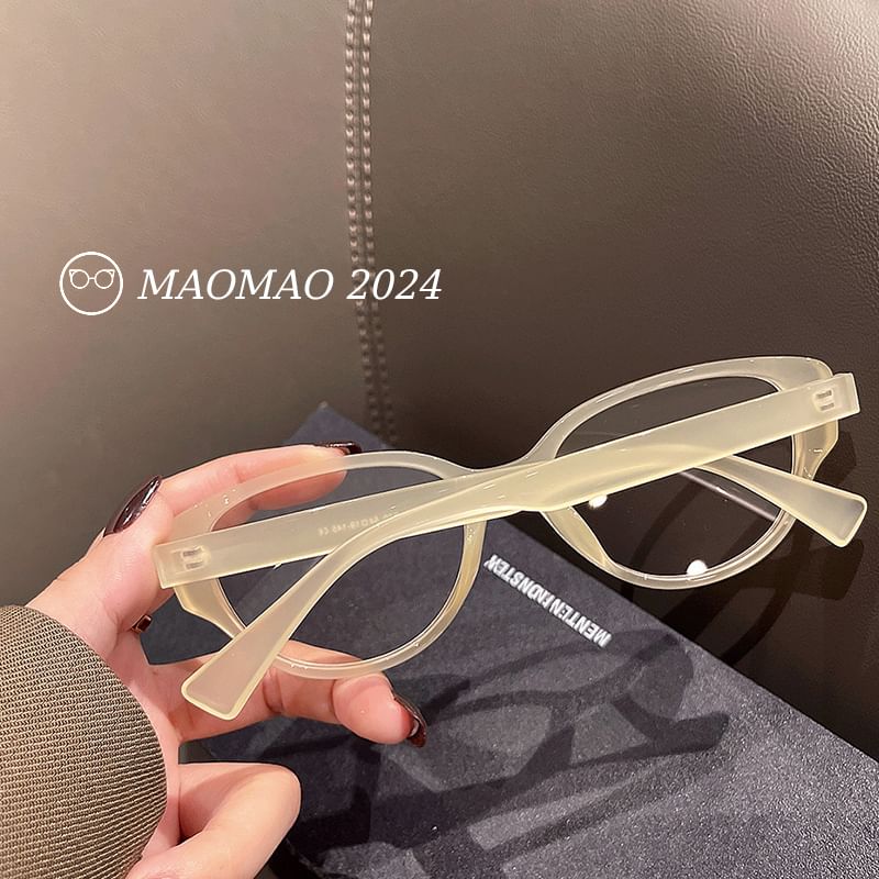 青い目の猫の遮光メガネ