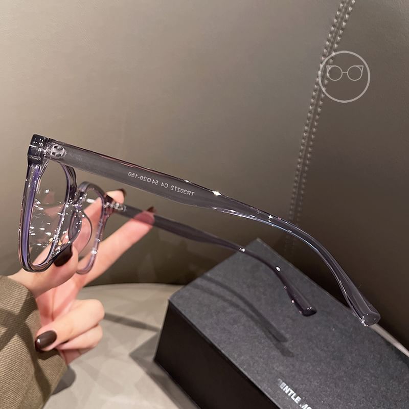 Lunettes carrées bloquant la lumière bleue