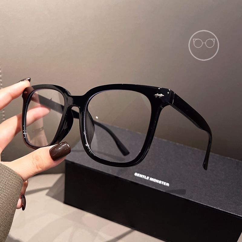 Lunettes carrées bloquant la lumière bleue