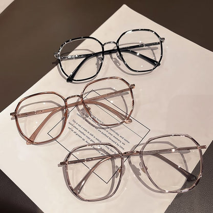 Metal Geometric Blue Light Glasses Blocking