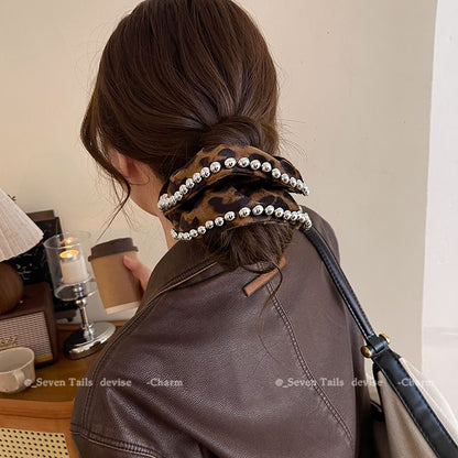 Hair Scrunchie Leopard