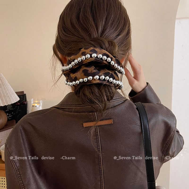 Hair Scrunchie Leopard
