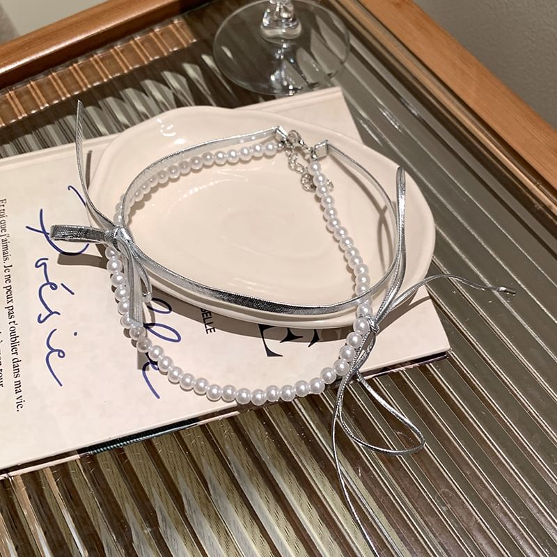 Necklace Braded Heart Layered / Set