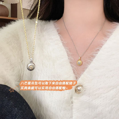 Dome Necklace CZ