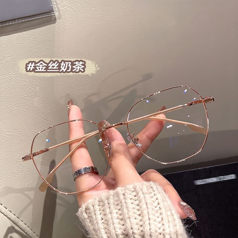 Lunettes métalliques Polygone