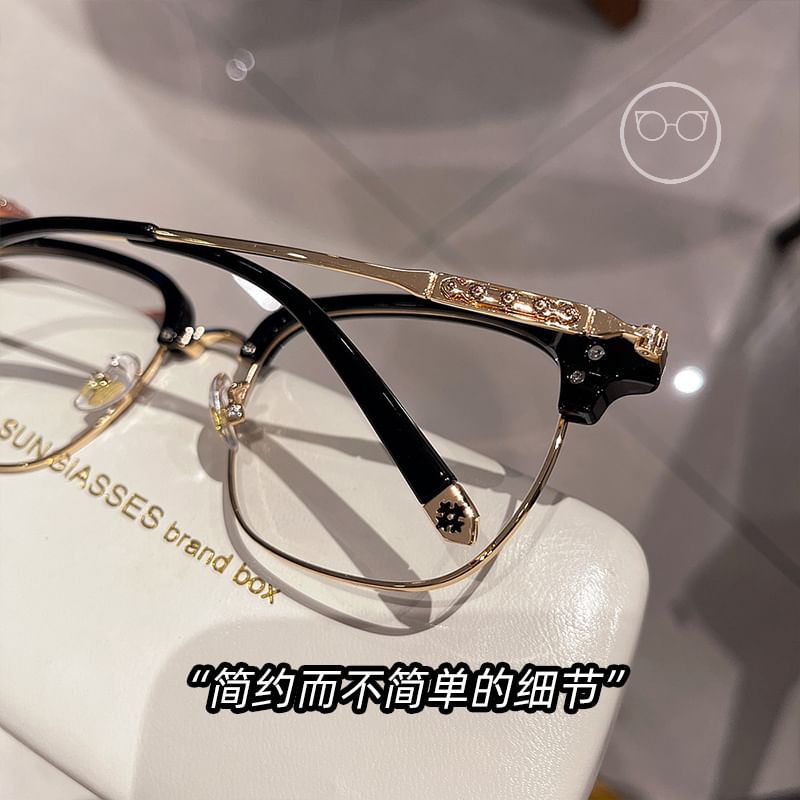 Quadratische Brille mit Blaulichtschutz