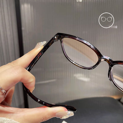 遮光ブルーラウンドメガネ