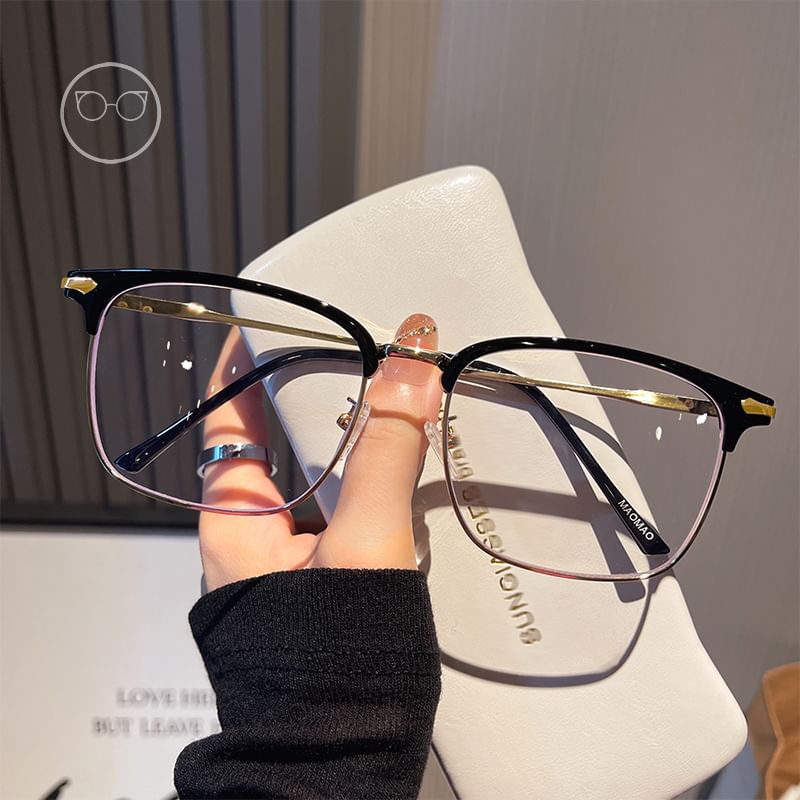 Lunettes carrées anti-lumière bleue