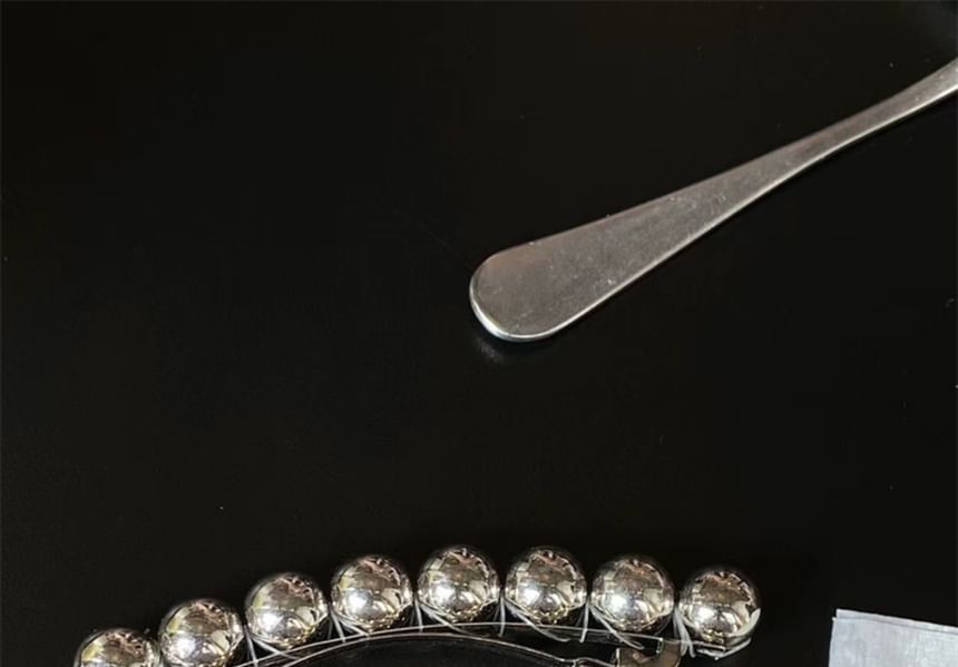 Clip Alloy Bead Polished Hair