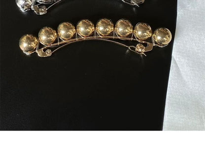 Clip Alloy Bead Polished Hair