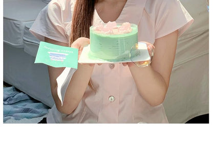 Polka Dot Cake Headband Birthday