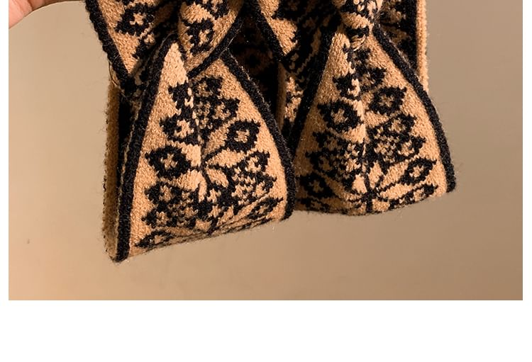 Headband Knitted Patterned