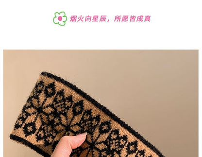 Headband Knitted Patterned
